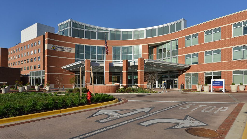 Suburban Hospital in Bethesda, MD
